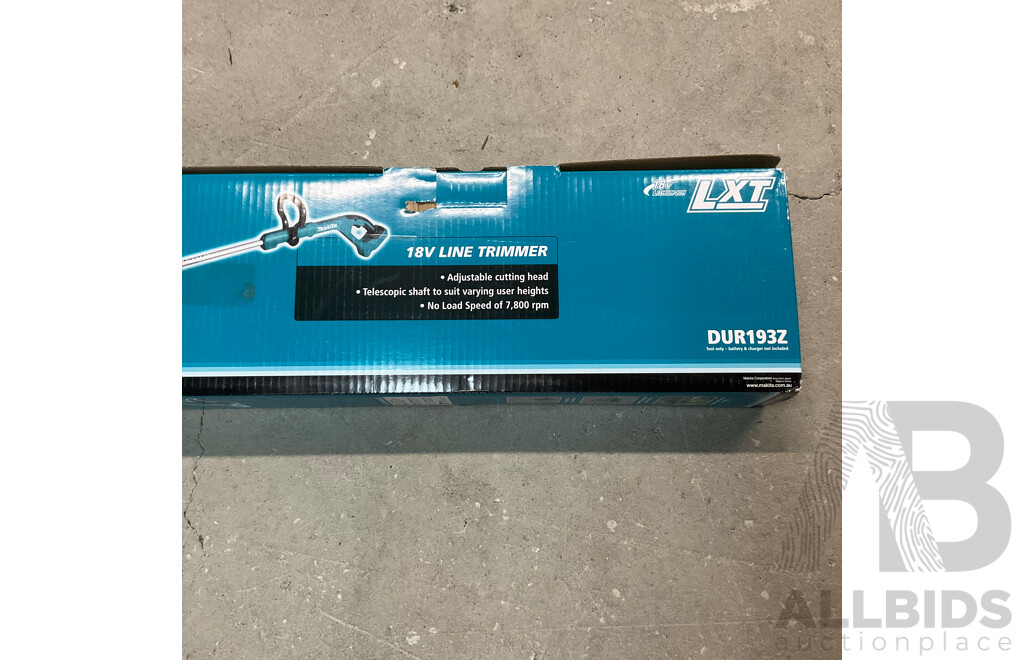 Makita DUR193Z 18V Line Trimmer - Tool Only - RRP $176