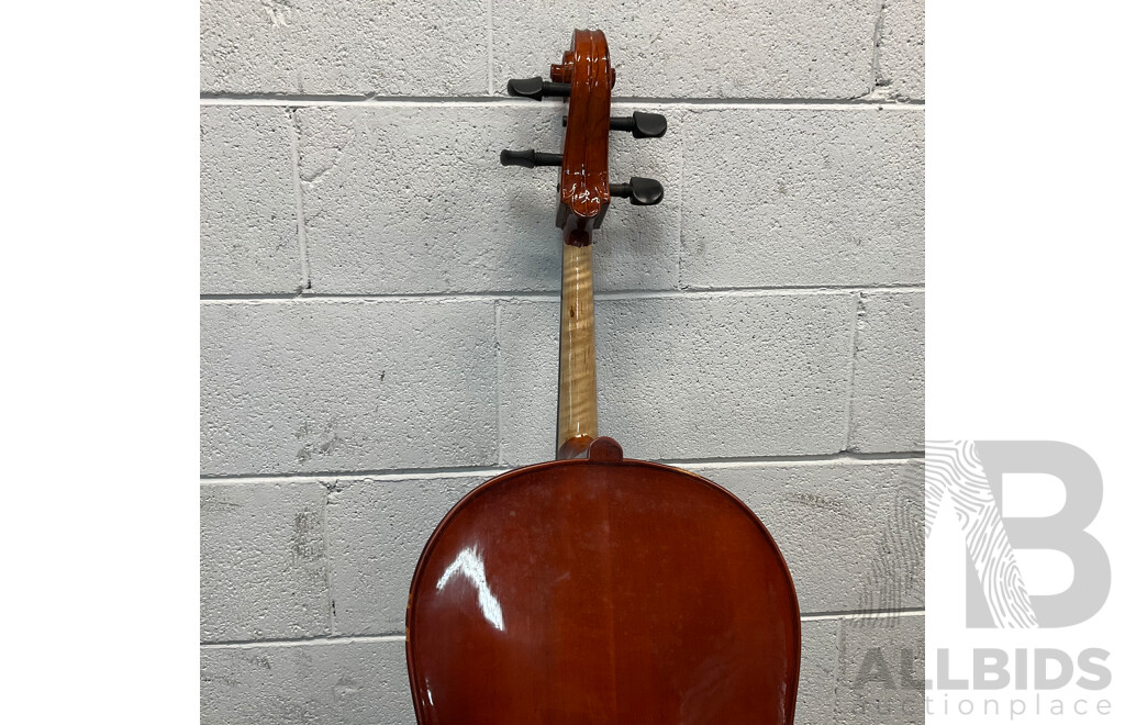 Orchestral Cello and Bow in Carry Case