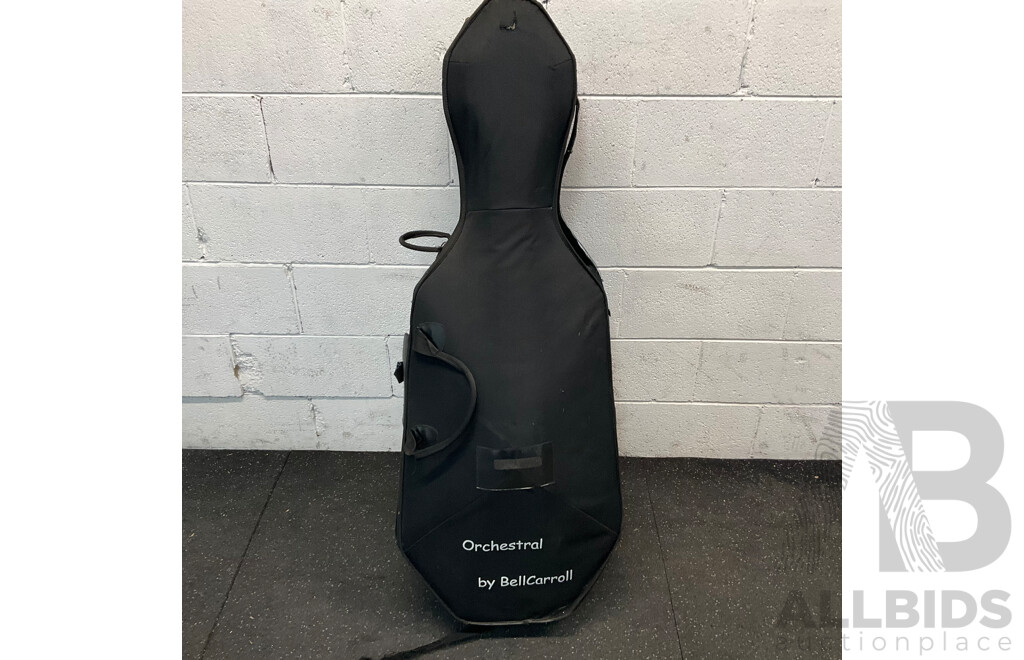 Orchestral Cello and Bow in Carry Case
