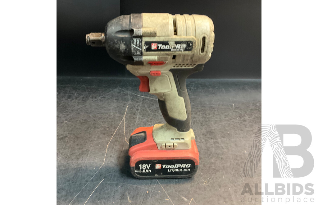 Mixed Tools - Including PASLODE  Framing Nailer, Impact Wrench, Stanley Digital Multimeter and More
