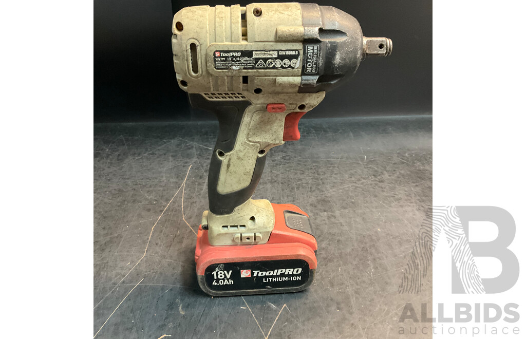 Mixed Tools - Including PASLODE  Framing Nailer, Impact Wrench, Stanley Digital Multimeter and More
