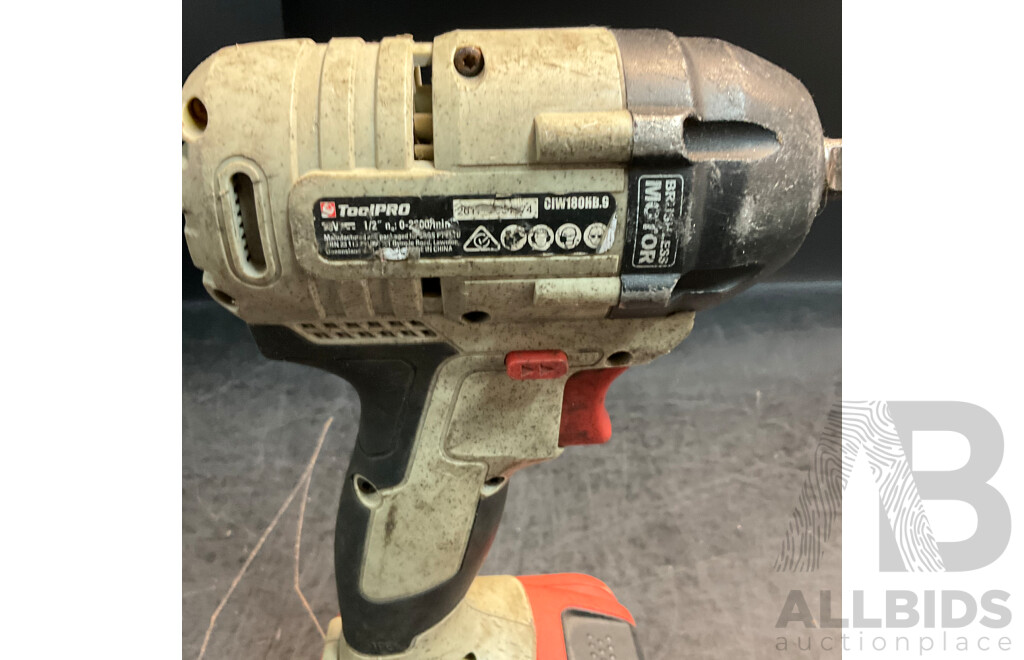 Mixed Tools - Including PASLODE  Framing Nailer, Impact Wrench, Stanley Digital Multimeter and More