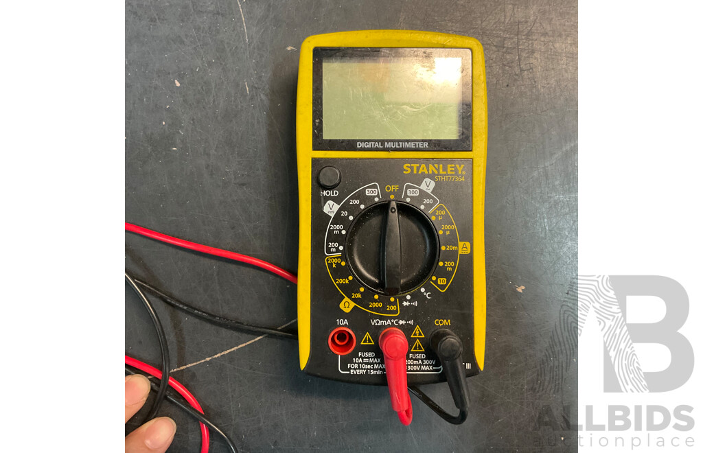 Mixed Tools - Including PASLODE  Framing Nailer, Impact Wrench, Stanley Digital Multimeter and More