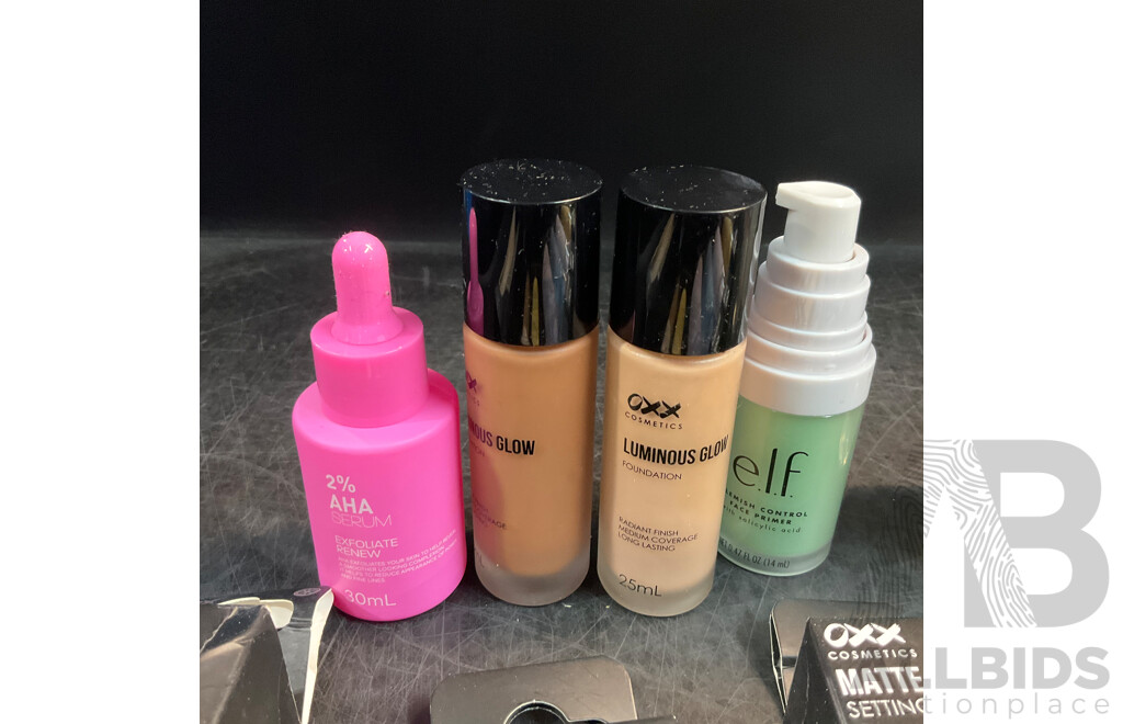GARNIER Micellar Cleansing Water & OXX, Maybelline, BYS, E.l.f & Assorted Make Up & Tools