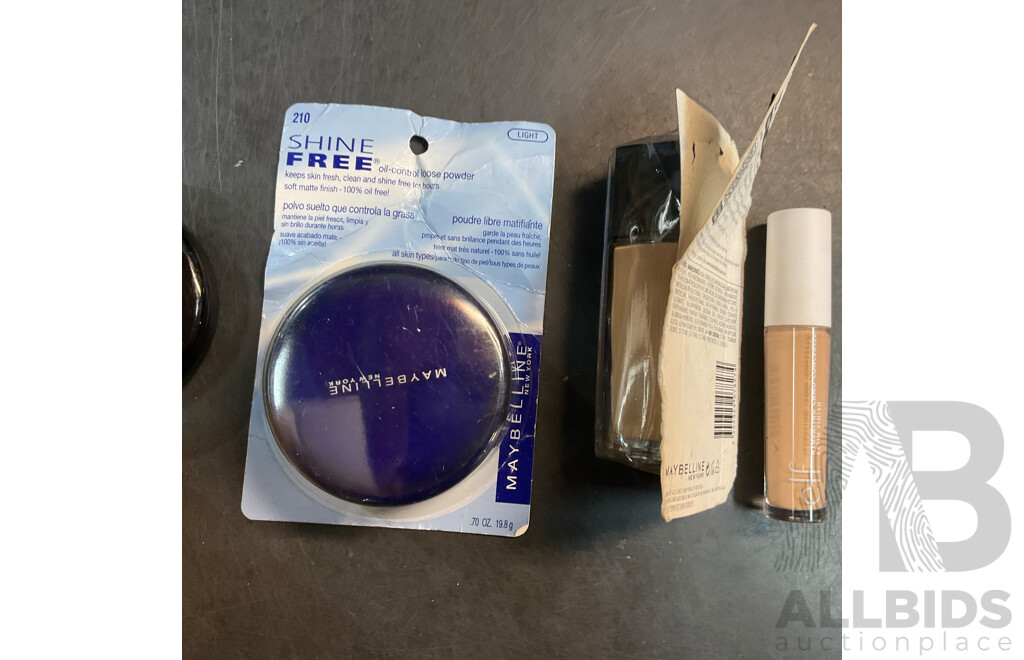 GARNIER Micellar Cleansing Water & OXX, Maybelline, BYS, E.l.f & Assorted Make Up & Tools