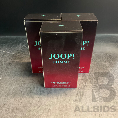 JOOP! Homme Eau De Toilette - Lot of 3