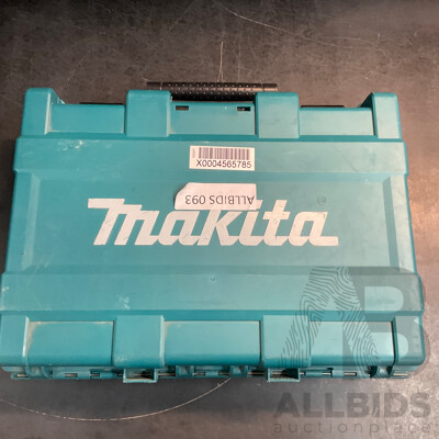 MAKITA DHP484 Hammer Driver Drill & DTD153 Impact Driver Set with 1x Charger & 1x Battery & 1x Stanley 8M Tape Measure