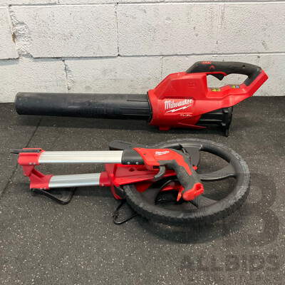 Milwaukee M18 FBL Blower & Measuring Wheel