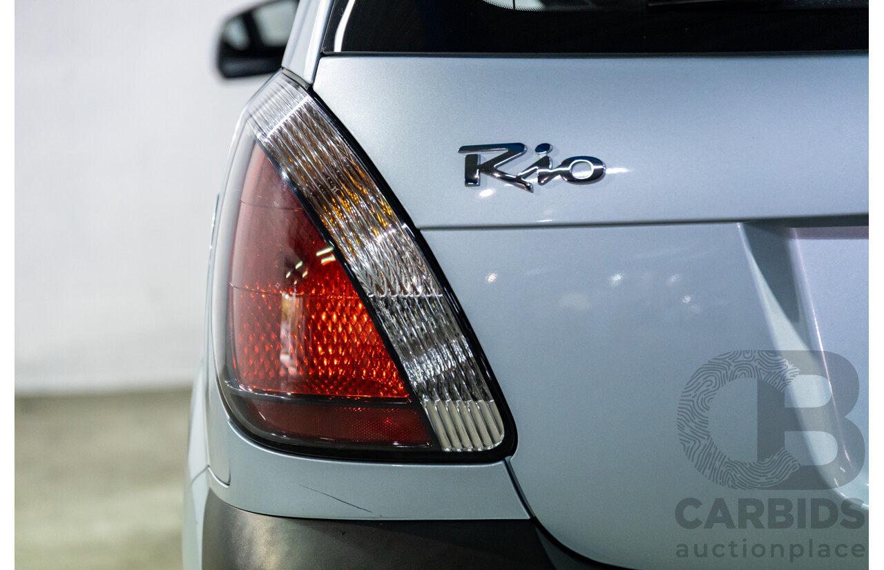 1/2009 Kia Rio LX JB 5d Hatchback Polar Silver Metallic 1.4L