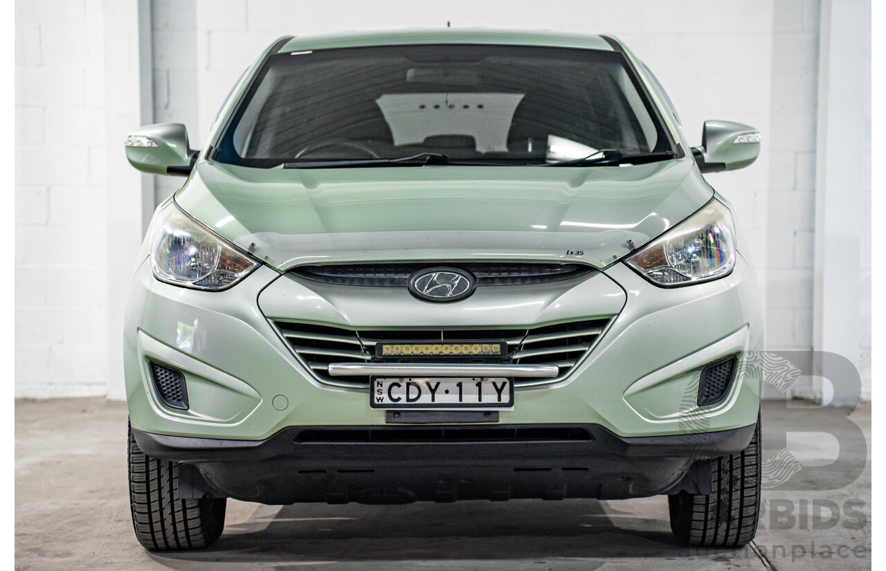 2/2012 Hyundai Ix35 Active (FWD) LM MY12 4d Wagon Eco Green Metallic 2.0L