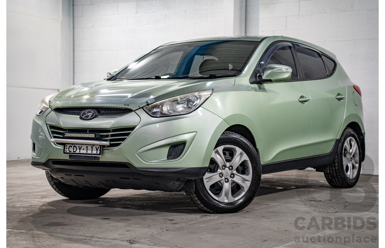 2/2012 Hyundai Ix35 Active (FWD) LM MY12 4d Wagon Eco Green Metallic 2.0L