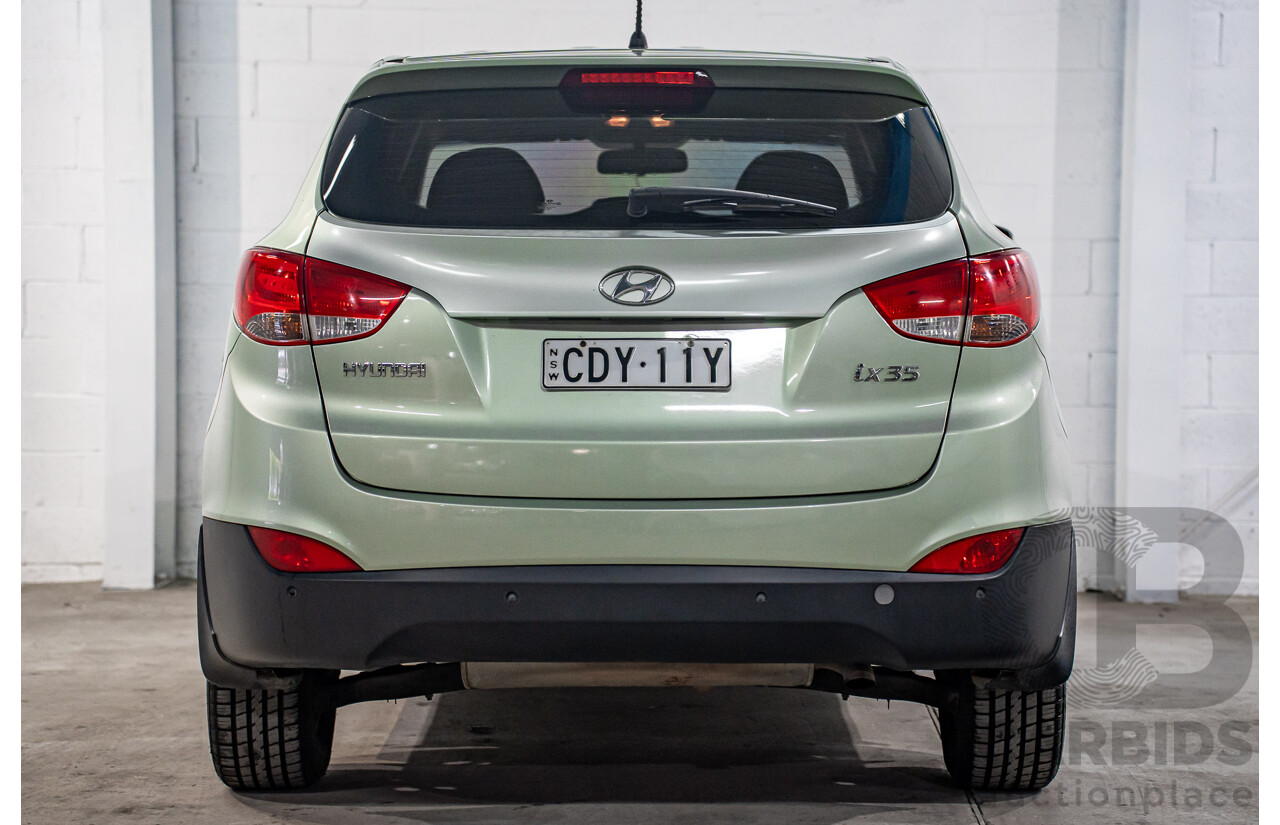 2/2012 Hyundai Ix35 Active (FWD) LM MY12 4d Wagon Eco Green Metallic 2.0L