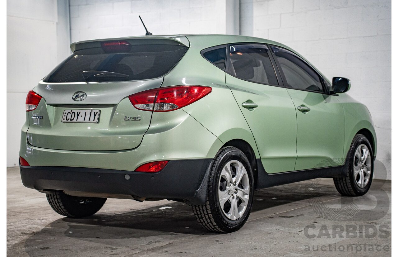 2/2012 Hyundai Ix35 Active (FWD) LM MY12 4d Wagon Eco Green Metallic 2.0L