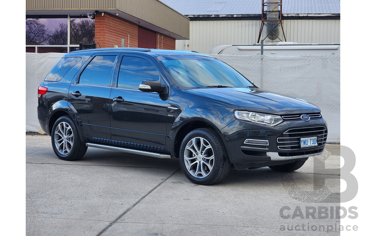 6/2013 Ford Territory Titanium (4x4) SZ 4d Wagon Grey 2.7L