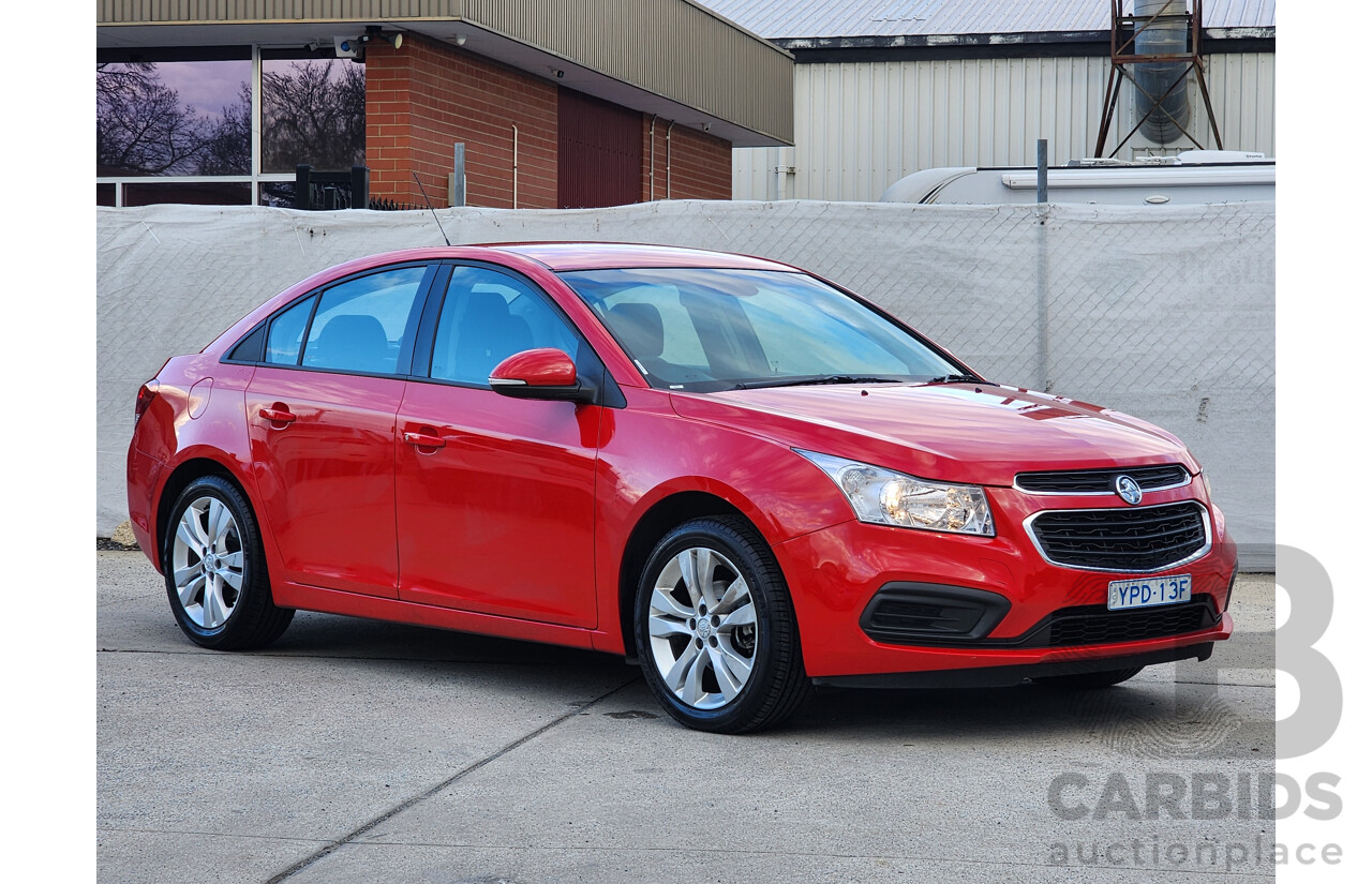 5/2015 Holden Cruze Equipe JH MY15 4d Sedan Red 1.8L