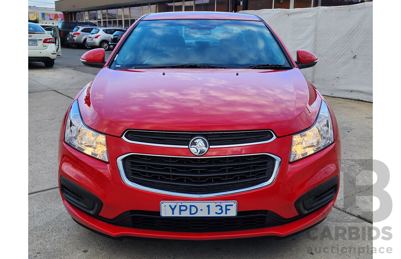 5/2015 Holden Cruze Equipe JH MY15 4d Sedan Red 1.8L