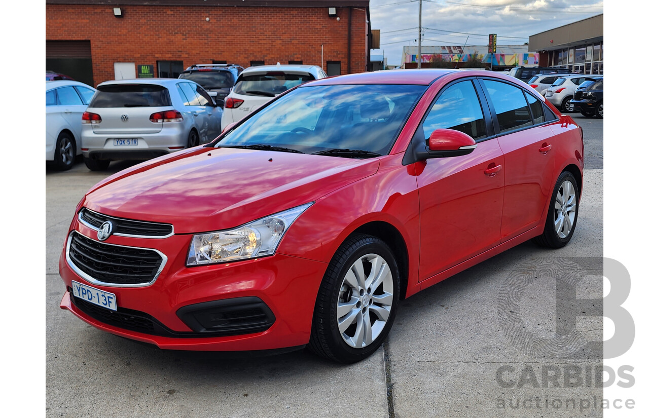 5/2015 Holden Cruze Equipe JH MY15 4d Sedan Red 1.8L