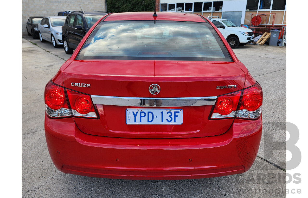 5/2015 Holden Cruze Equipe JH MY15 4d Sedan Red 1.8L