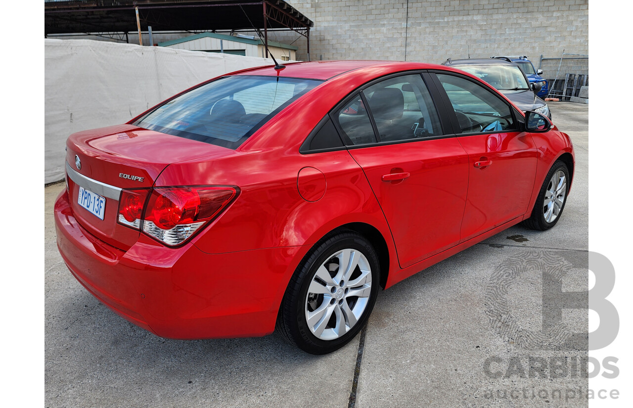 5/2015 Holden Cruze Equipe JH MY15 4d Sedan Red 1.8L