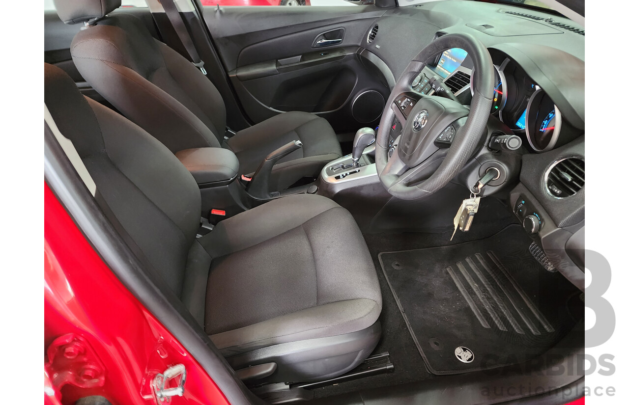 5/2015 Holden Cruze Equipe JH MY15 4d Sedan Red 1.8L