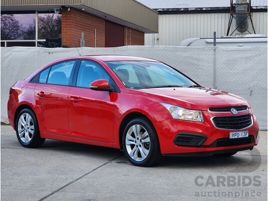 5/2015 Holden Cruze Equipe JH MY15 4d Sedan Red 1.8L