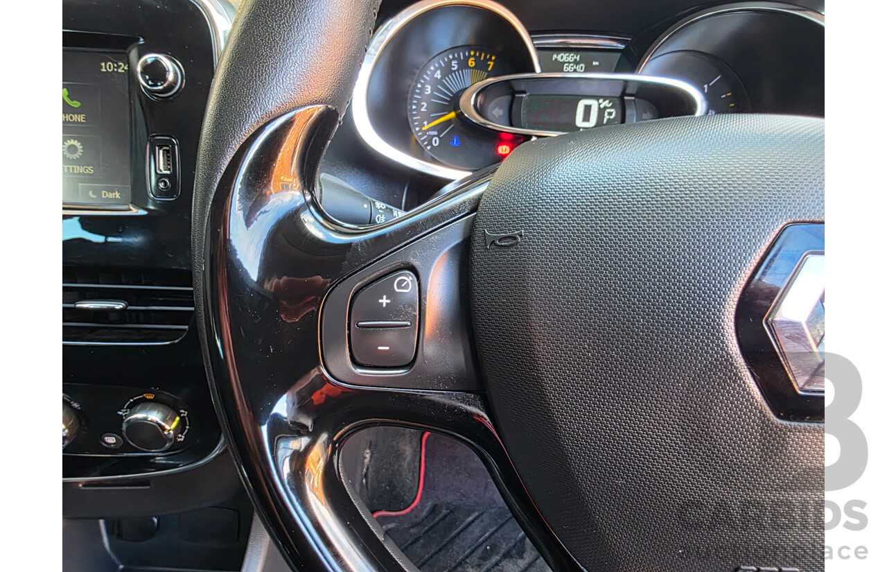 02/2015 Renault Clio Expression X98 5D Hatchback White Turbo 1.2L