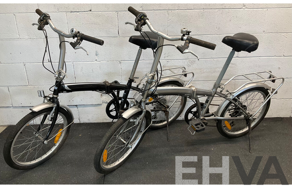 CRANE Folding Bikes - Lot of 2
