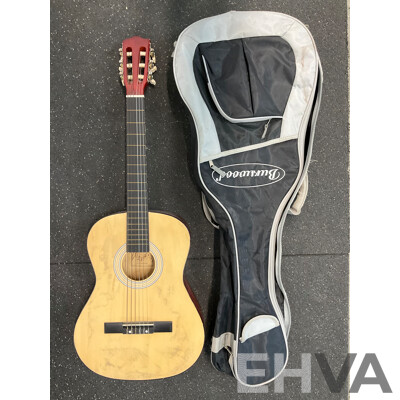BURSWOOD Quitar (JC-36FP) with Carry Case