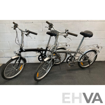 CRANE Folding Bikes - Lot of 2