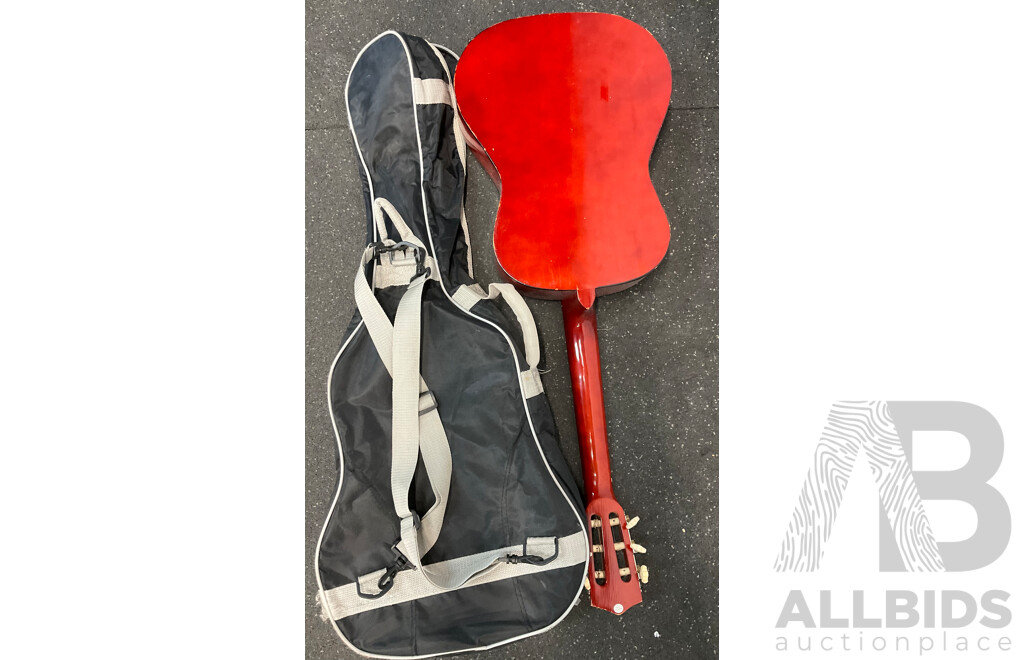 BURSWOOD Quitar (JC-36FP) with Carry Case