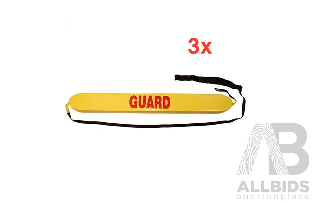 SPORTI 40inch Guard Rescue Tube Yellow - Lot of 3