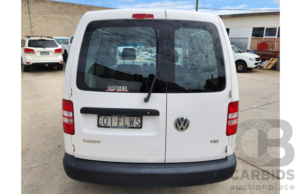 4/2015 Volkswagen Caddy Tsi160 2K MY15 3d Van White 1.2L