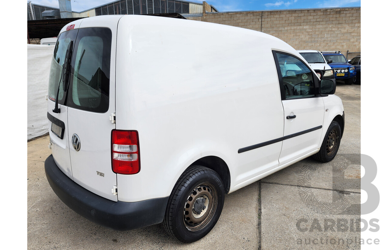 4/2015 Volkswagen Caddy Tsi160 2K MY15 3d Van White 1.2L