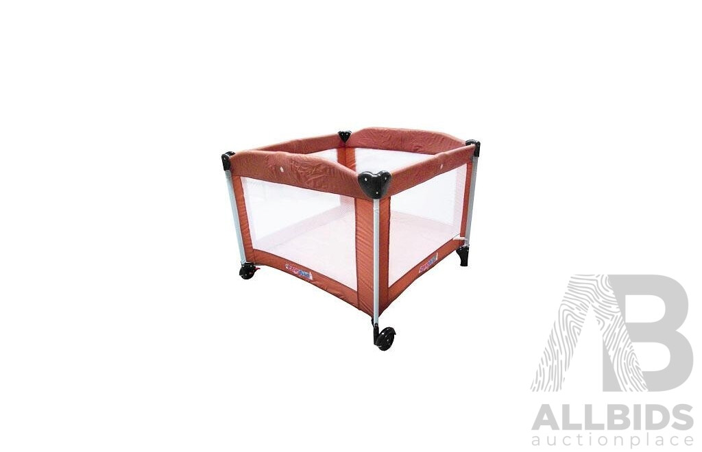 Bugatti Square Portable Baby Portacot Travel Cot - Brand New