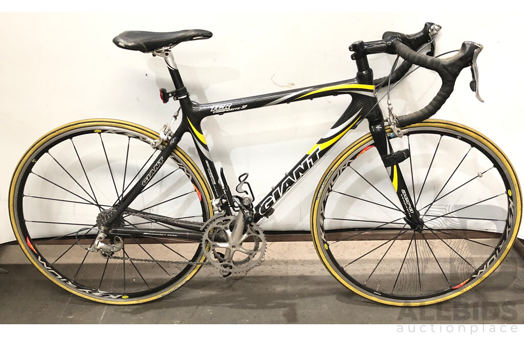 Giant TCR Composite2 20 Inch Carbon Frame Road Bike with Aero Carbon Forks