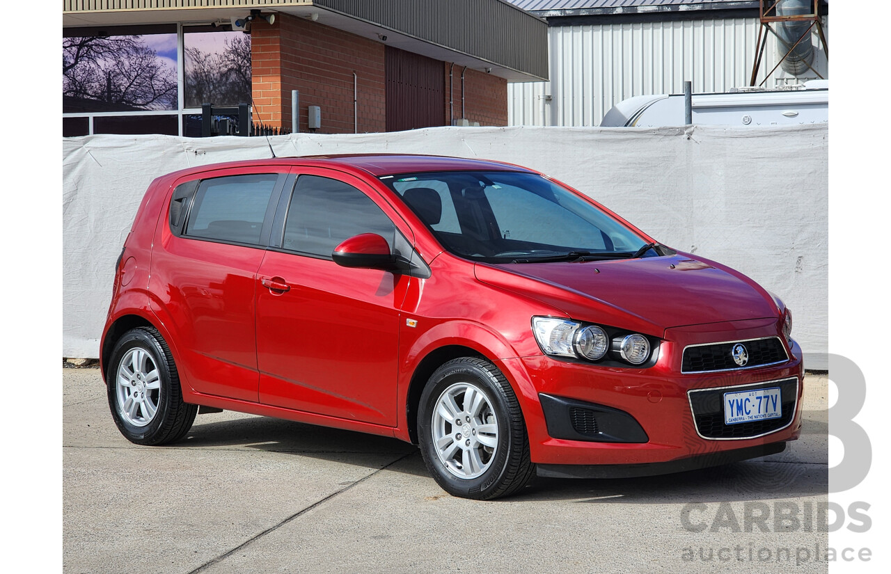 3/2012 Holden Barina  TM 5d Hatchback Red 1.6L