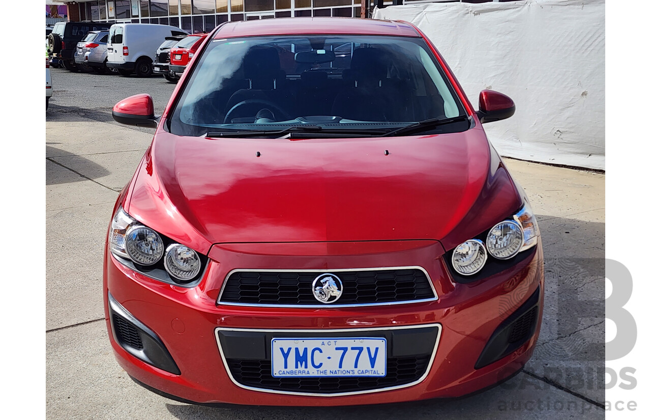 3/2012 Holden Barina  TM 5d Hatchback Red 1.6L
