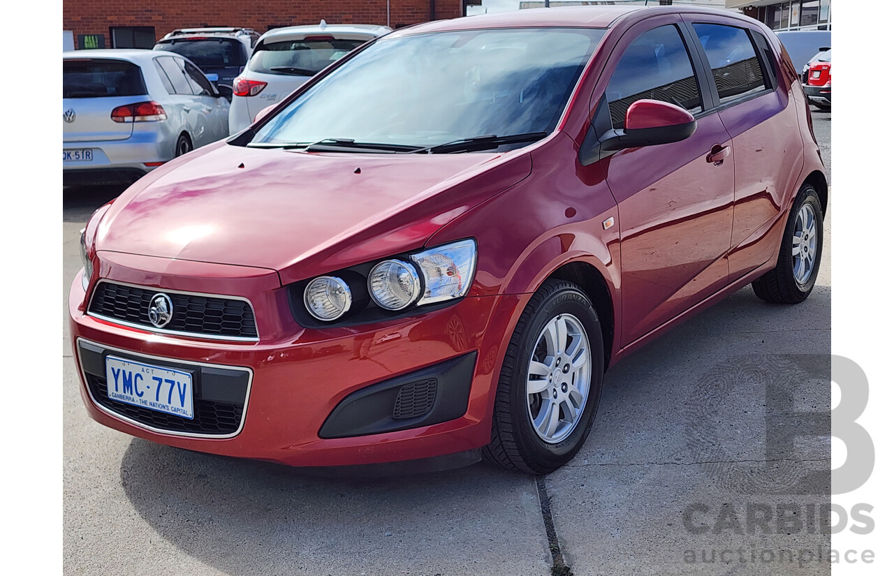 3/2012 Holden Barina  TM 5d Hatchback Red 1.6L