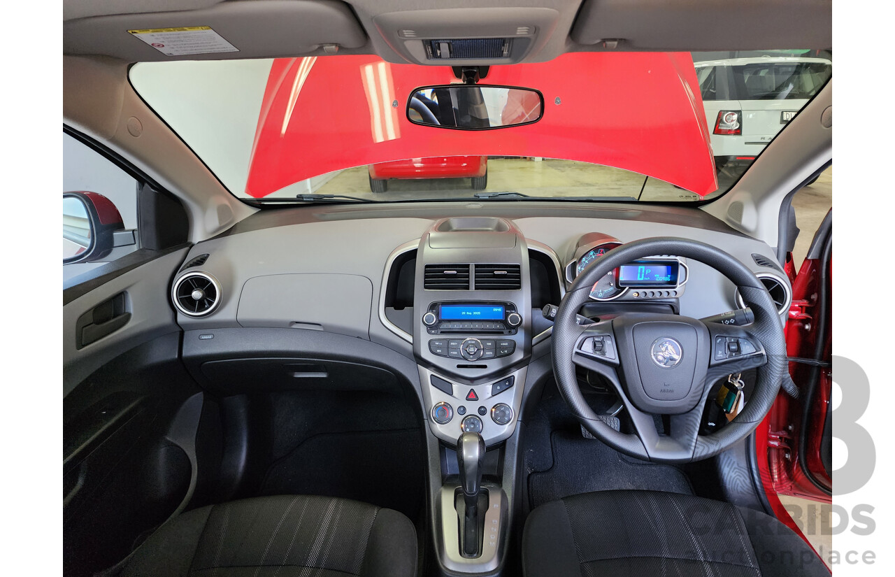 3/2012 Holden Barina  TM 5d Hatchback Red 1.6L