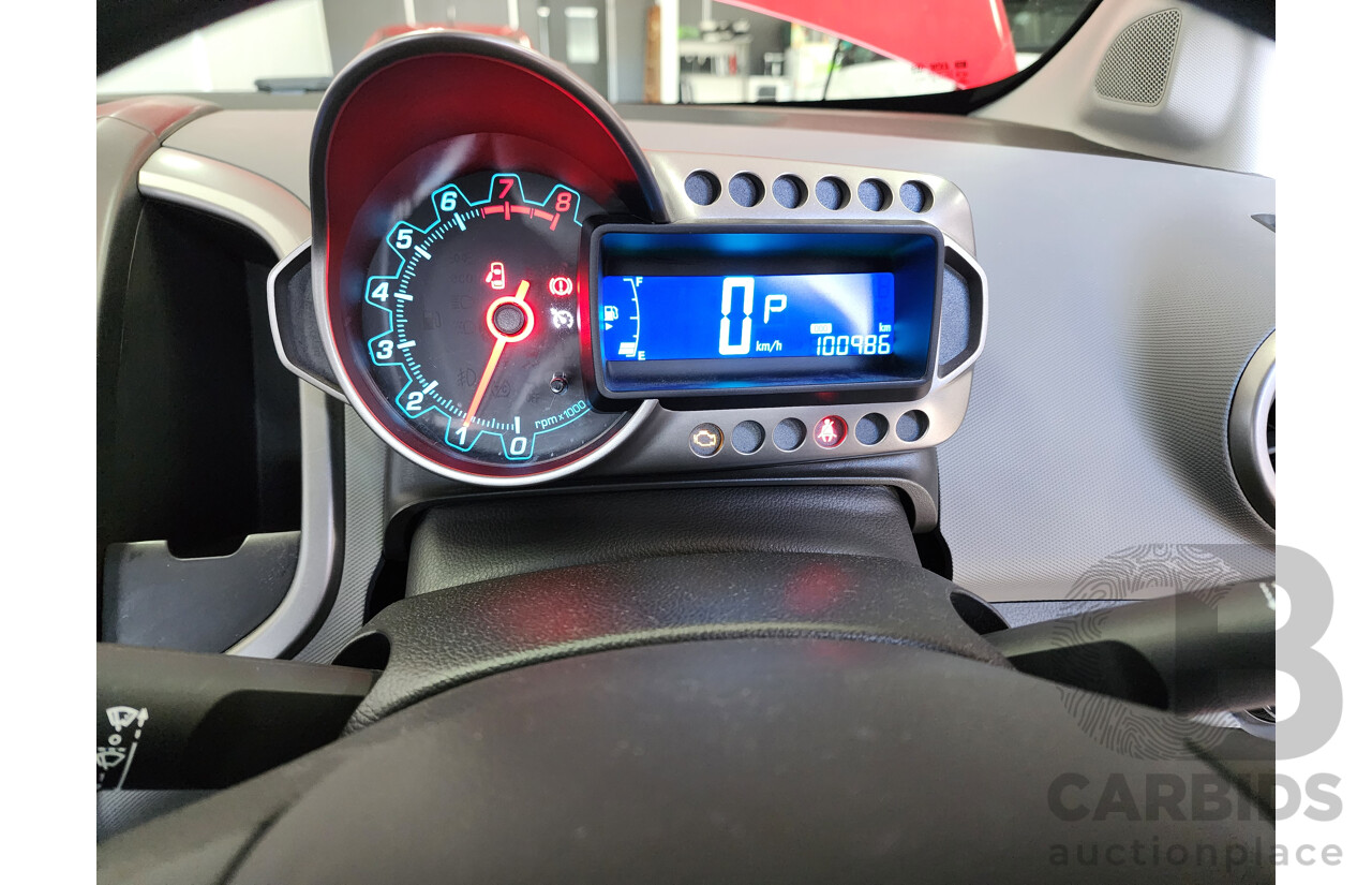 3/2012 Holden Barina  TM 5d Hatchback Red 1.6L