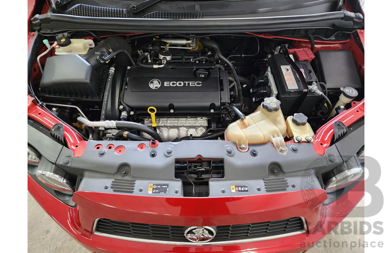 3/2012 Holden Barina  TM 5d Hatchback Red 1.6L