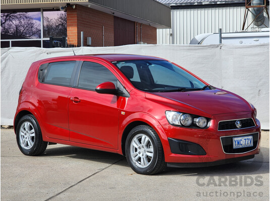 3/2012 Holden Barina  TM 5d Hatchback Red 1.6L