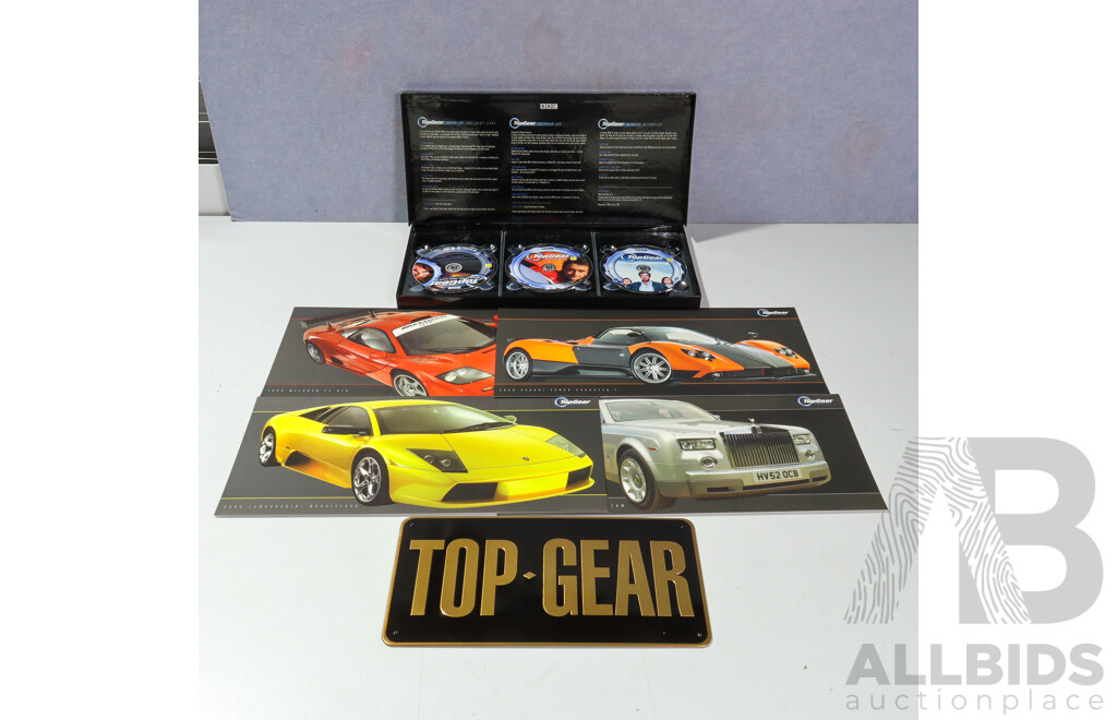 BBC Deluxe Three DVD Box Set with Limited Edition Numberplate & Four Deluxe Gloss Collectors Prints in Original Tin