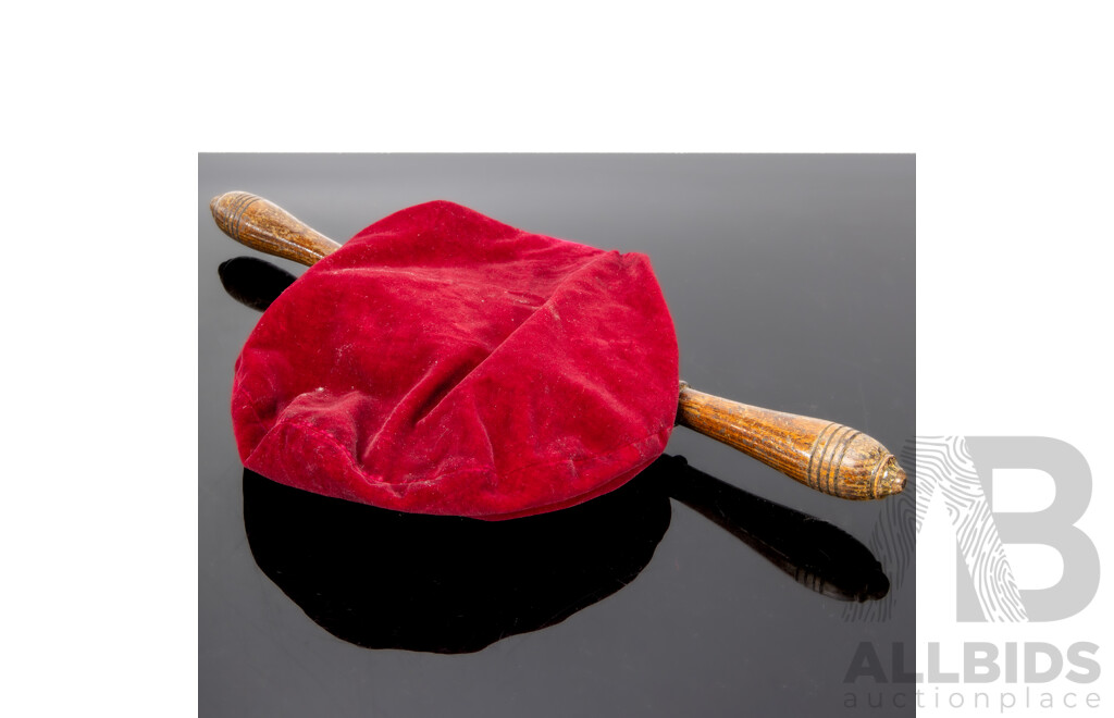 Turn of the Century Oak Church Collection Bag