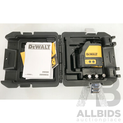 DeWalt (DW088CG) Cross Line Laser Green