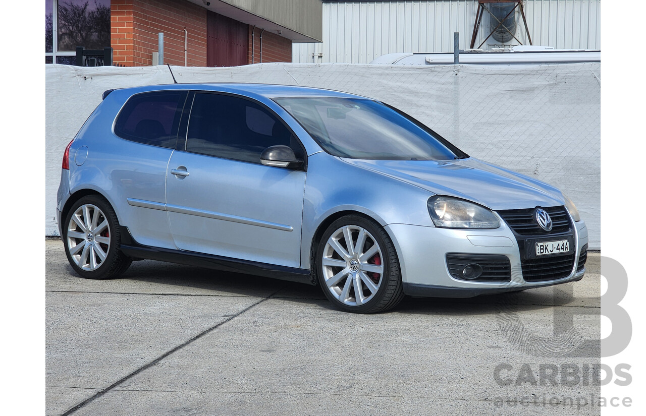 9/2008 Volkswagen Golf GTi 1K MY08 UPGRADE 3d Hatchback Silver 2.0L
