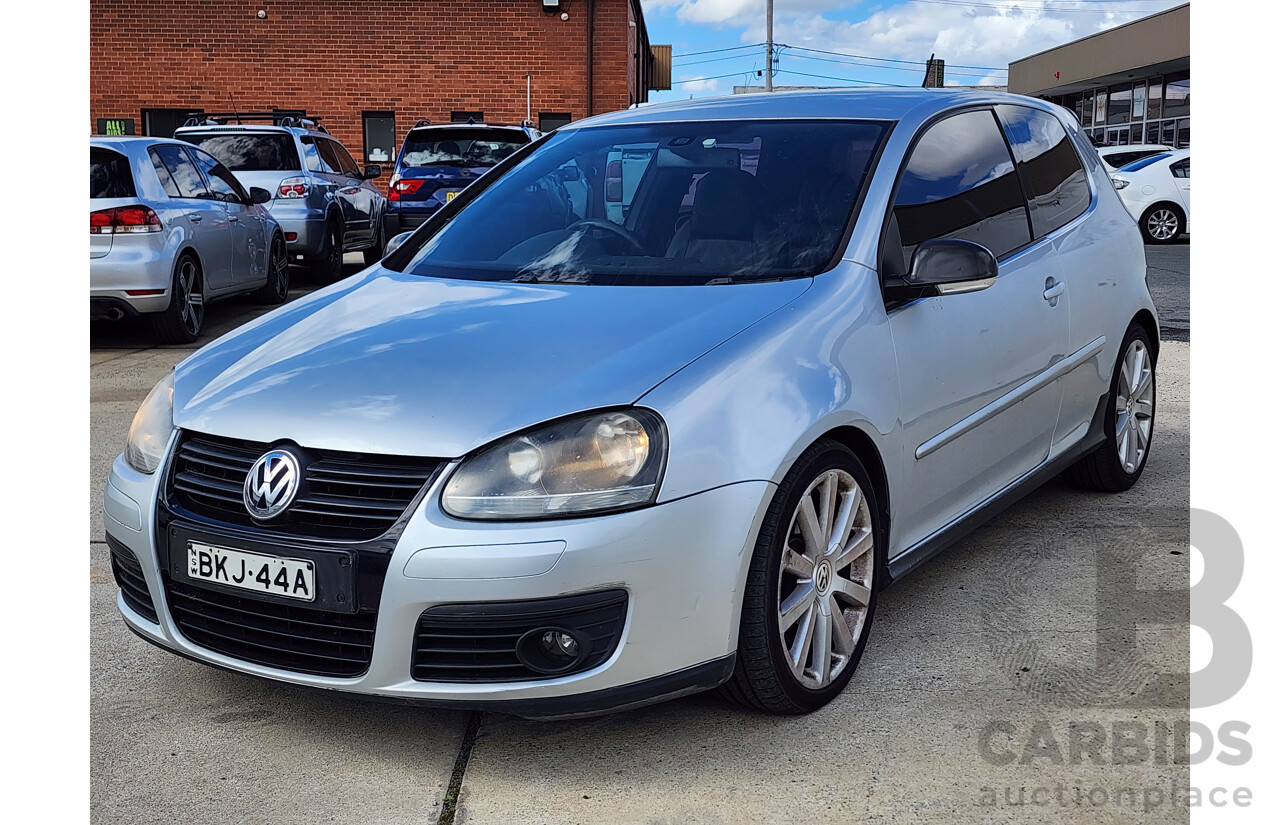 9/2008 Volkswagen Golf GTi 1K MY08 UPGRADE 3d Hatchback Silver 2.0L