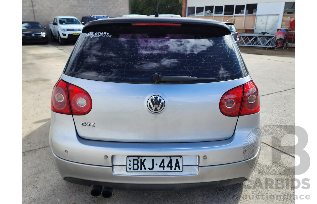 9/2008 Volkswagen Golf GTi 1K MY08 UPGRADE 3d Hatchback Silver 2.0L