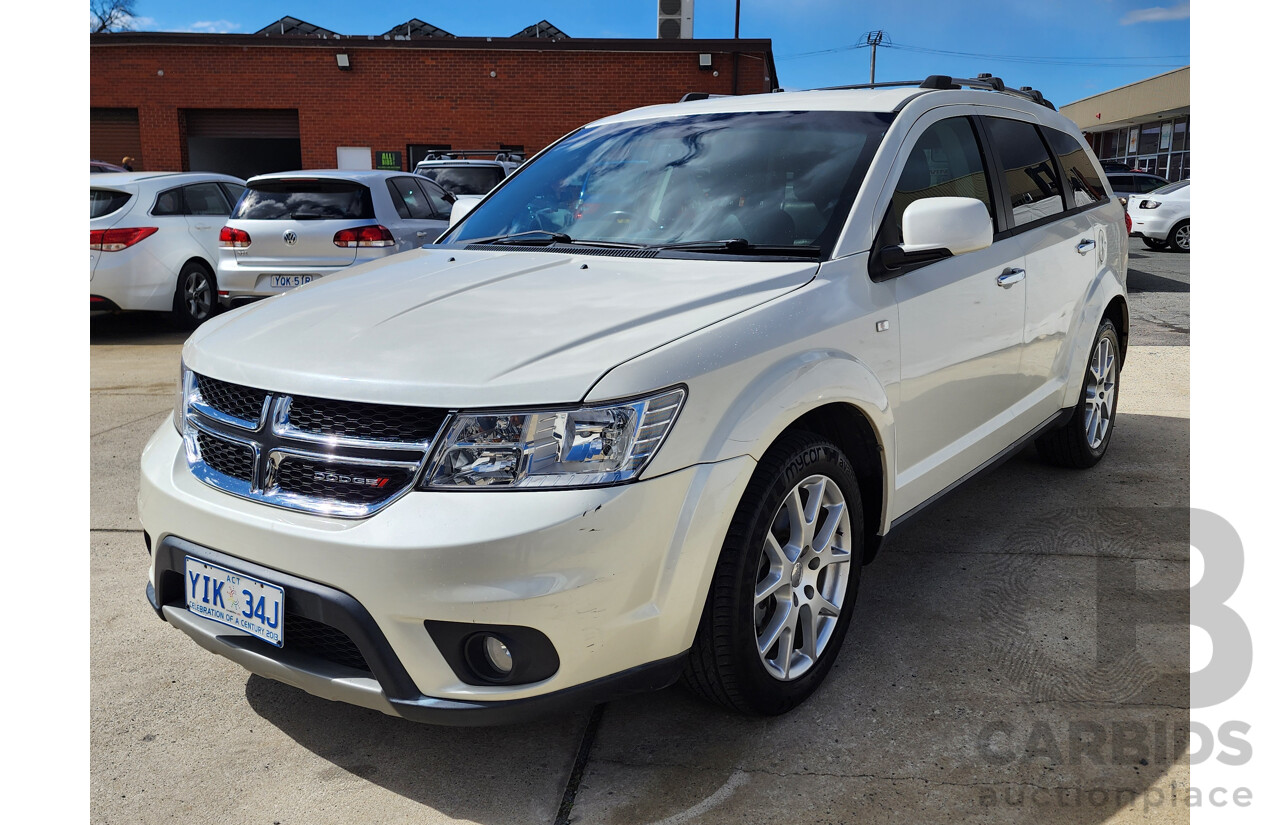 11/2013 Dodge Journey R/T JC MY12 4d Wagon White 3.6L