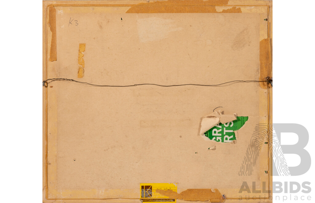 Geoff Park, (20th Century, New Zealand Born Australian), 1946-2009), Slab Hut at Gundaroo (1972), Lovely Original Editioned Sepia Etching, 39 x 44 cm (frame)